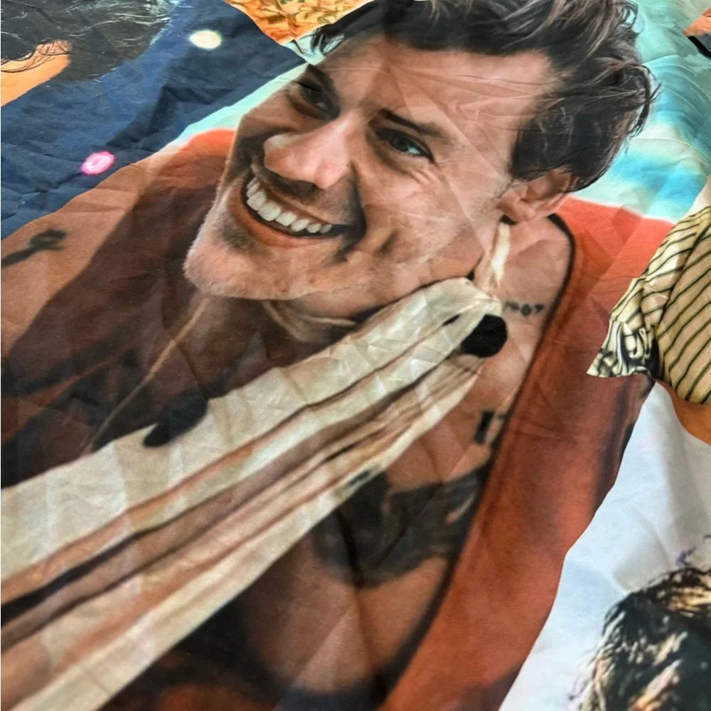 Harry Styles‎ Heart Collage Tapestry 52x60